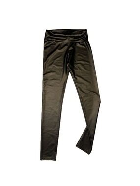 Cherish black faux leather legging size large fits MEDIUM